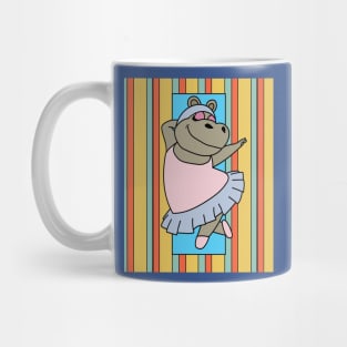 Dancing Ballerina Ballet Hippopotamus Mug